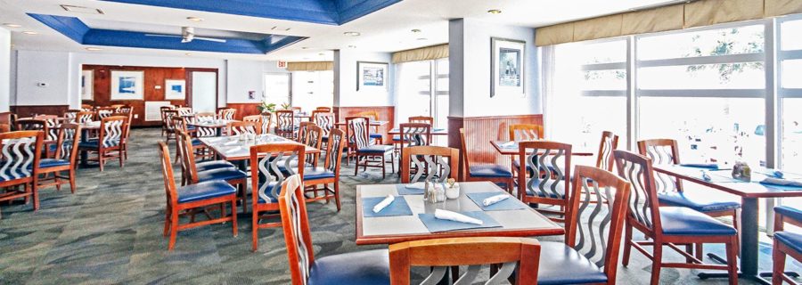 Blue Bistro Dining Room at Bay Watch Resort