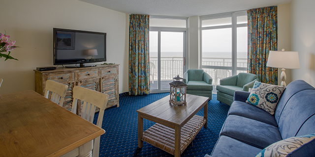 Oceanfront 2-Bedroom Double Suite